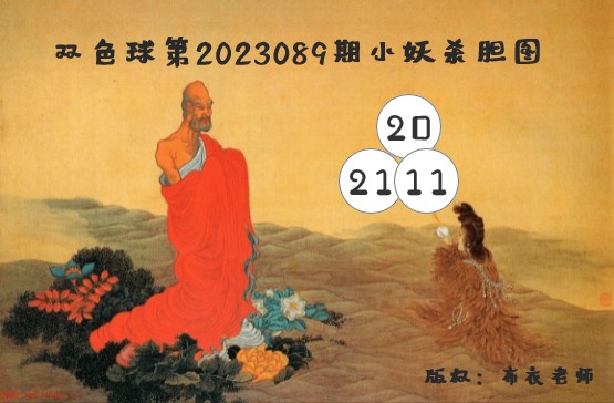 双色球第2023089期布衣老师图谜推荐