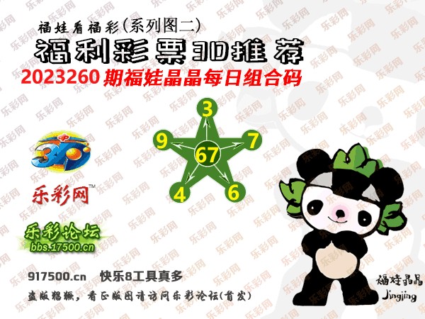 福彩3D第2023260期白袍法师乐彩图谜总汇［10图］
