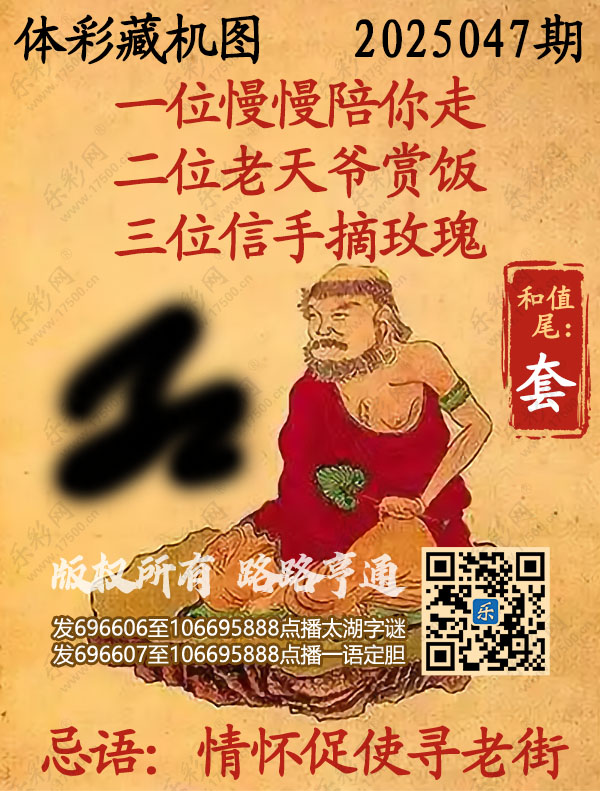 排列3第2025047期乐彩网《正版保真藏机图》图谜