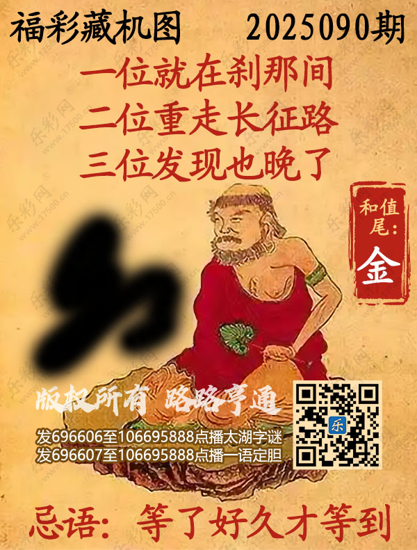 福彩3D第2025090期3d正版藏机图
