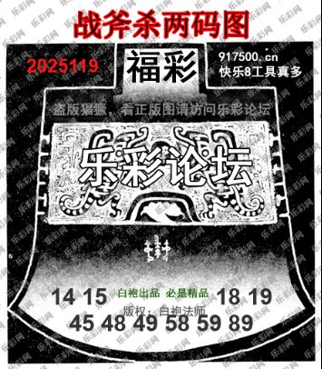 福彩3D第2025119期白袍法师乐彩图谜总汇 ［10图］