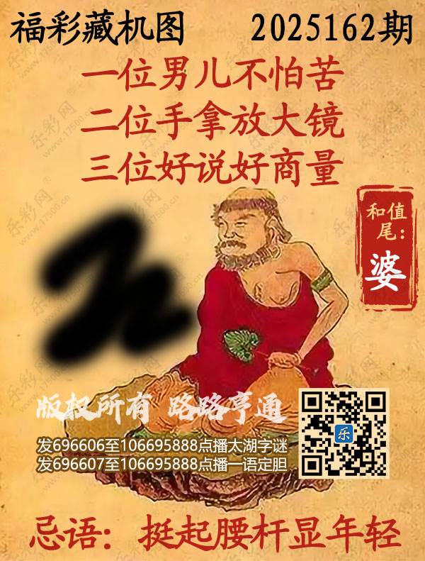 福彩3D第2025162期3d正版藏机图