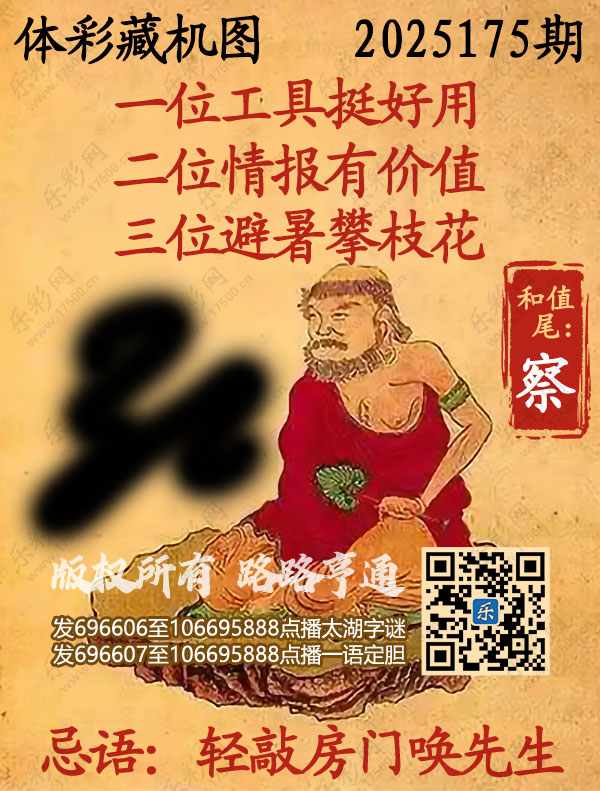 排列3第2025175期乐彩网《正版保真藏机图》图谜